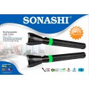 Sonashi Rechargeable LED Torches (3Sc Battery 2 Pcs. Combo)